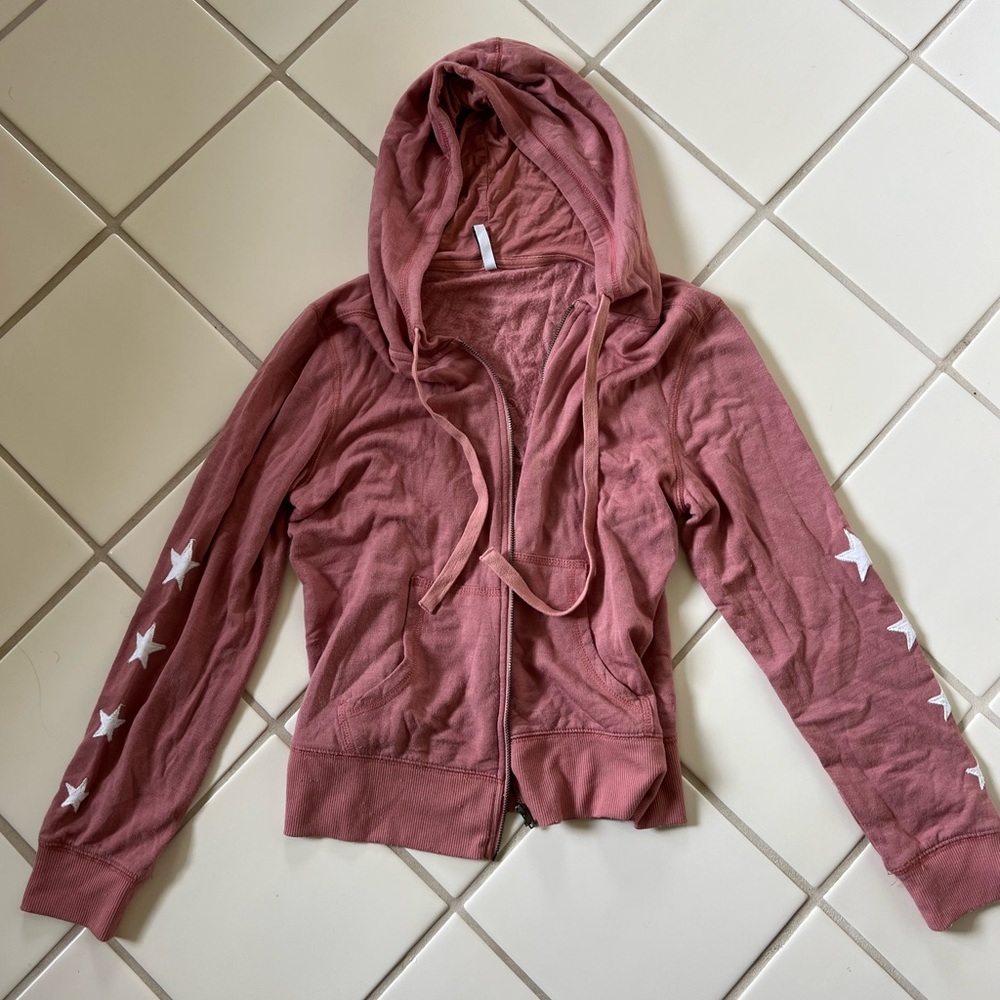 Z-SUPPLY PINK STAR ZIP UP